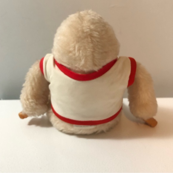 Russ Berrie Luv-Pets Gonga 7" Thumb Sucking Gorilla Plush I Love Alberta Shirt - Picture 5 of 15